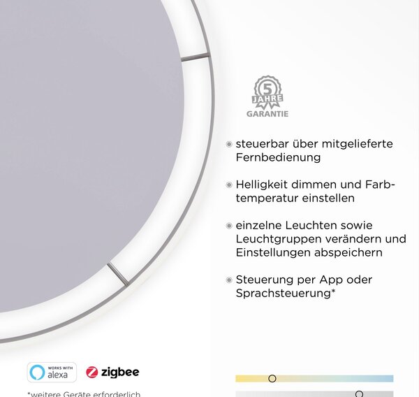 Paul Neuhaus modern mennyezeti lámpa q-vito antracit pln8418-13