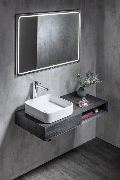Sapho Sapho, GEMINI LED háttérvilágítású tükör 1000x700mm, GM100