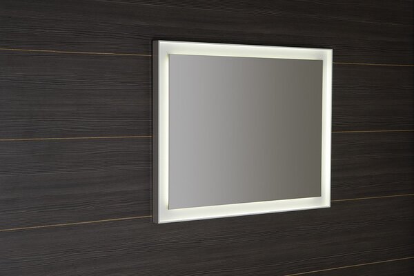 Sapho Sapho, FLUT LED háttérvilágítású tükör 900x700mm, fehér, FT090