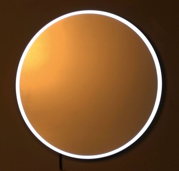 Sapho Sapho, FLOAT LED háttérvilágítású tükör, átmérő 600mm, fehér, 22559