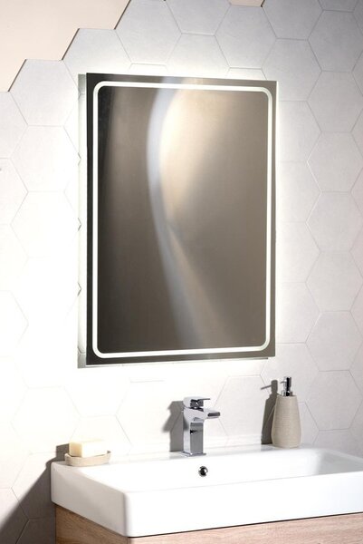 Sapho Sapho, GEMINI LED háttérvilágítású tükör 600x800mm, GM060