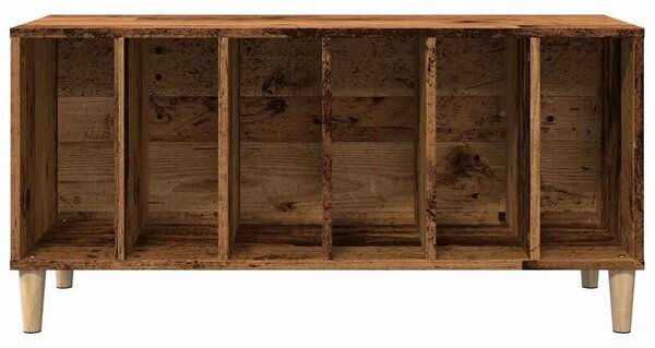 VidaXL antik fa színű szerelt fa hanglemezszekrény 100 x 38 x 48 cm
