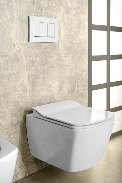 Sapho Sapho, GLANC WC-ülőke, SLIM, Soft Close, fehér, GC5030