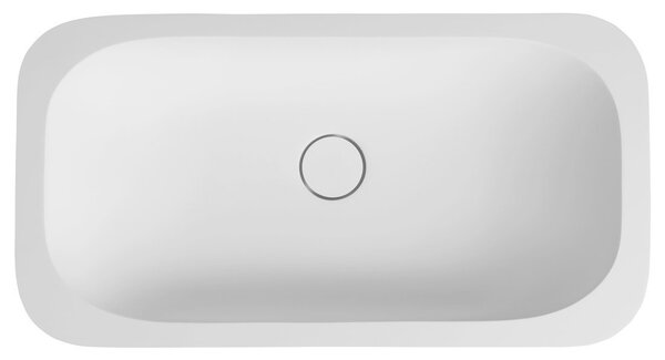 Sapho Sapho, IMPALA mosdó a munkalap alatt 588x166x355mm, Rockstone, matt fehér, IM540