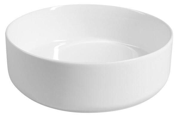 Sapho Sapho, INFINITY ROUND kerámia asztali mosdókagyló, átmérő 36x12 cm, fehér, 10NF65036