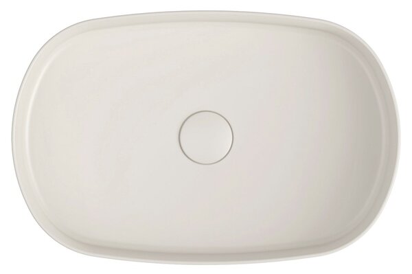 Sapho Sapho, INFINITY OVAL kerámia asztali mosdókagyló, 55x36 cm, Ivory, 10NF65055-2K