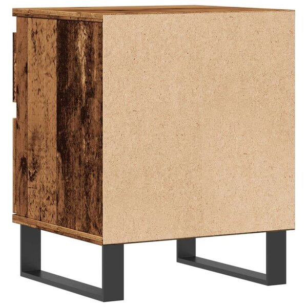 VidaXL Antik Fa Éjjeliszekrény - 2 db - 40x35x50 cm