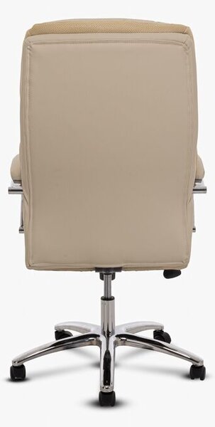 Barracuda E548 Ergonomikus Irodai szék - Törtfehér Textilbőr