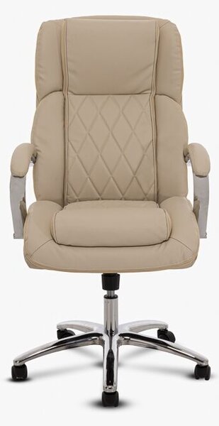 Barracuda E548 Ergonomikus Irodai szék - Törtfehér Textilbőr