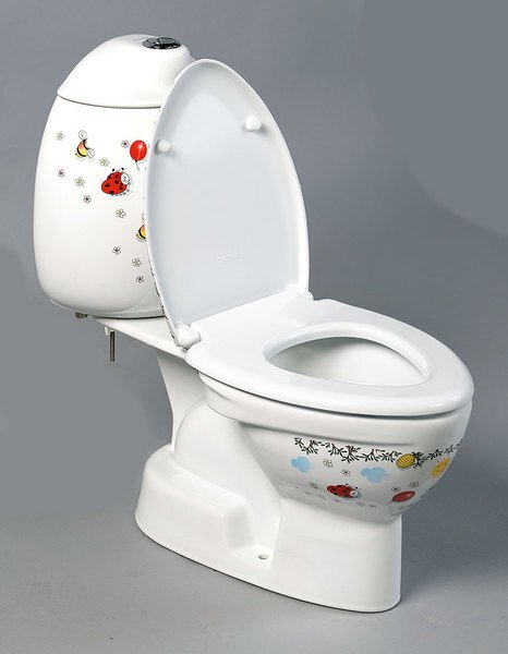 Sapho Sapho, KID wc ülőke, fém zsanérok, fehér, KC0802.01.0