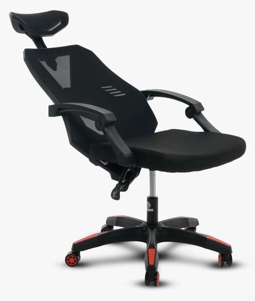 SIHOO M89C-101 FEKETE-PIROS GAMER SZÉK
