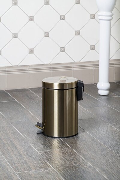 Sapho Sapho, Kerek szemetes, 3l, bronz, XJ011