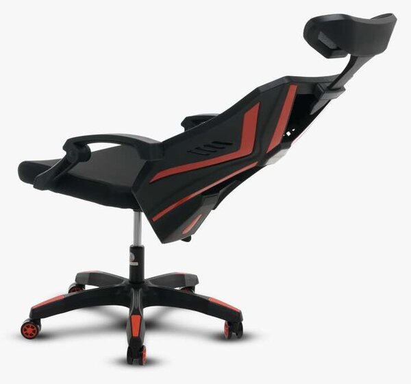 SIHOO M89C-101 FEKETE-PIROS GAMER SZÉK