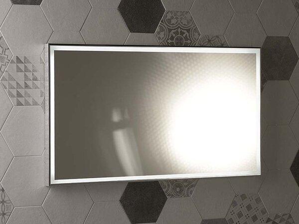 Sapho Sapho, LUMINAR LED háttérvilágítású tükör a keretben 600x800mm, króm, NL557