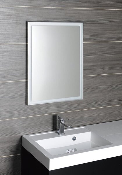 Sapho Sapho, LUMINAR LED háttérvilágítású tükör a keretben 600x800mm, króm, NL557