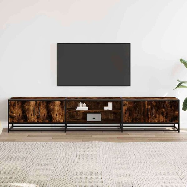 VidaXL TV-szekrény - Füstös Tölgy - 210cm