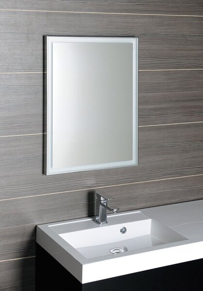 Sapho Sapho, LUMINAR LED háttérvilágítású tükör a keretben 600x800mm, króm, NL557