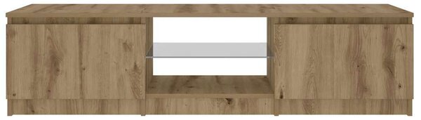 VidaXL Tölgyfa TV Szekrény LED-del - 140cm