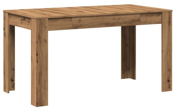 VidaXL Étkezőasztal - Tölgy Fa - 140x74,5x76 cm