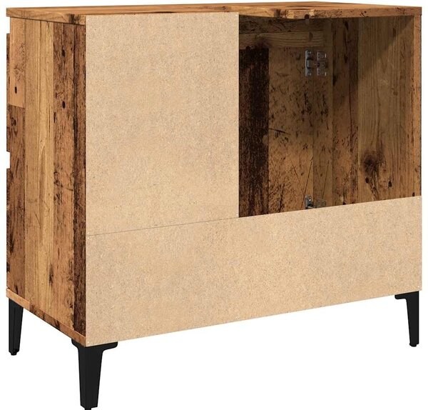 VidaXL Antik Fa Mosdószekrény - 65x33x60 cm