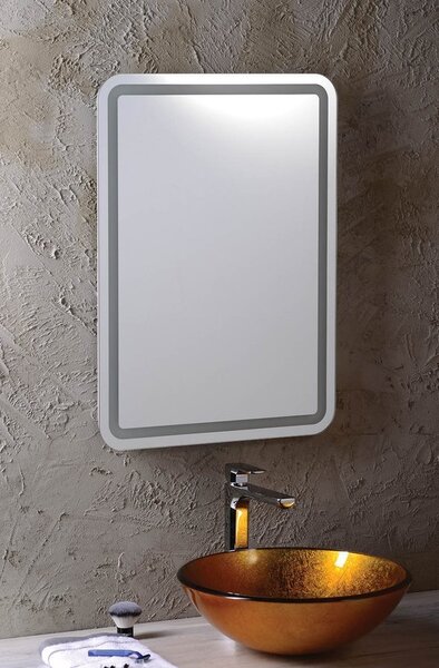 Sapho Sapho, NYX kerek tükör LED világítással, átmérője 50cm, NY500
