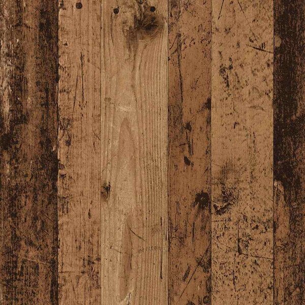 VidaXL Konyhai Falra Szerelhető Üvegszekrény - Rusztikus Fa - 80x31x60 cm