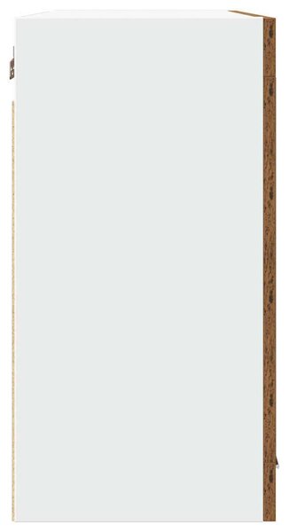 VidaXL Konyhai Falra Szerelhető Üvegszekrény - Rusztikus Fa - 80x31x60 cm