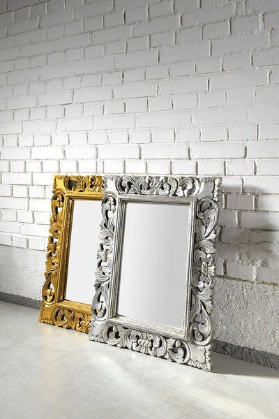 Sapho Sapho, SAMBLUNG tükör keretben, 60x80cm, ezüst Antik, IN115