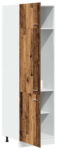 VidaXL Konyhai Szekrény - Antik Fa - 60x57x207 cm