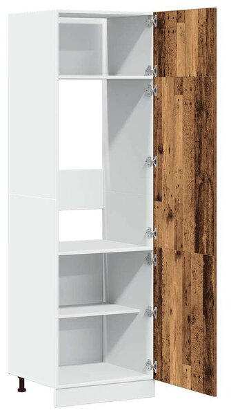 VidaXL Konyhai Szekrény - Antik Fa - 60x57x207 cm