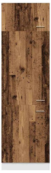 VidaXL Konyhai Szekrény - Antik Fa - 60x57x207 cm