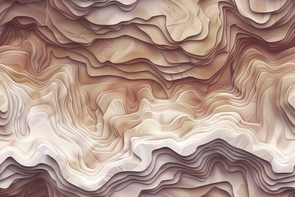 Fotótapéta 3D topográfiai térkép domborműves kontúrokkal, világos, 3d fotótapéta, Fotótapéta 3d geometriai alakzatok, w01337 : Uwalls.hu