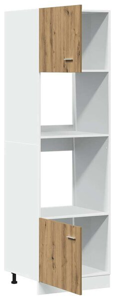 VidaXL Mikrohullámú Sütőszekrény - Konyhai Szekrény - 60x57x207cm