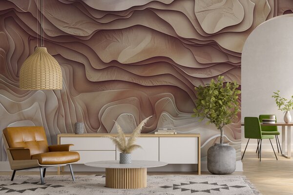 Fotótapéta 3D topográfiai térkép domborműves kontúrokkal, világos, 3d fotótapéta, Fotótapéta 3d geometriai alakzatok, w01337 : Uwalls.hu