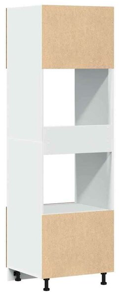 VidaXL Mikrohullámú Sütőszekrény - Antik Fa - 60x57x207 cm