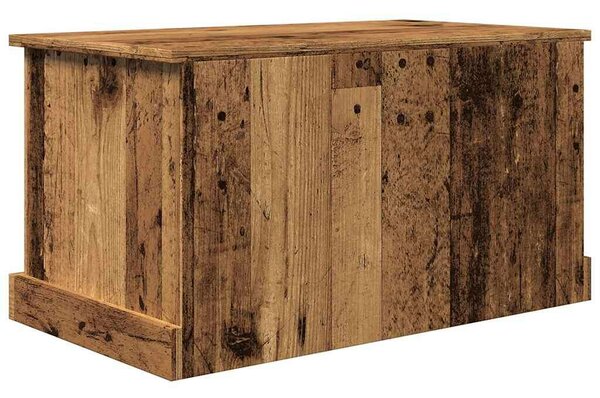 VidaXL antik fa színű szerelt fa tárolódoboz 70 x 40 x 38 cm
