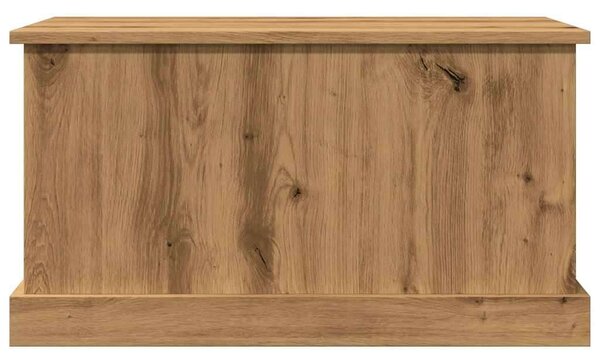 VidaXL kézműves tölgy színű szerelt fa tárolódoboz 70 x 40 x 38 cm