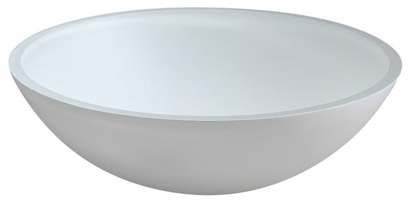 Sapho Sapho, TELICA üveggravírozott mosdó, átmérő 42 cm, fehér, TY181W