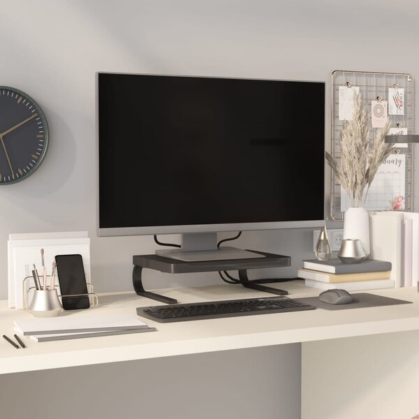 VidaXL fekete monitorállvány 37 x 28 x 11,5 cm