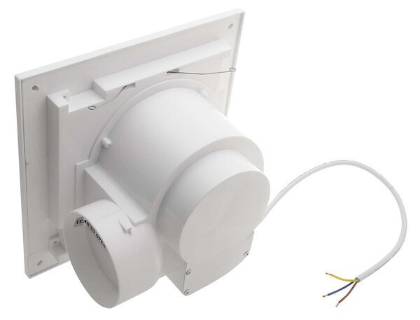 Sapho Sapho, TECTO fürdőszobai mennyezeti ventilátor axiális, 20 W, cső 100 mm, fehér, TC201