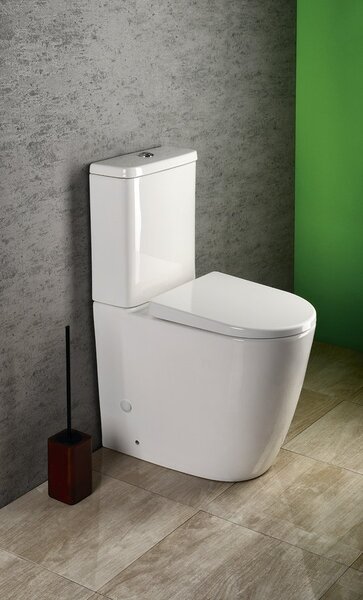 Sapho Sapho, TURKU RIMLESS WC kombi csésze megemelt, hátsó / hátsó hulladék