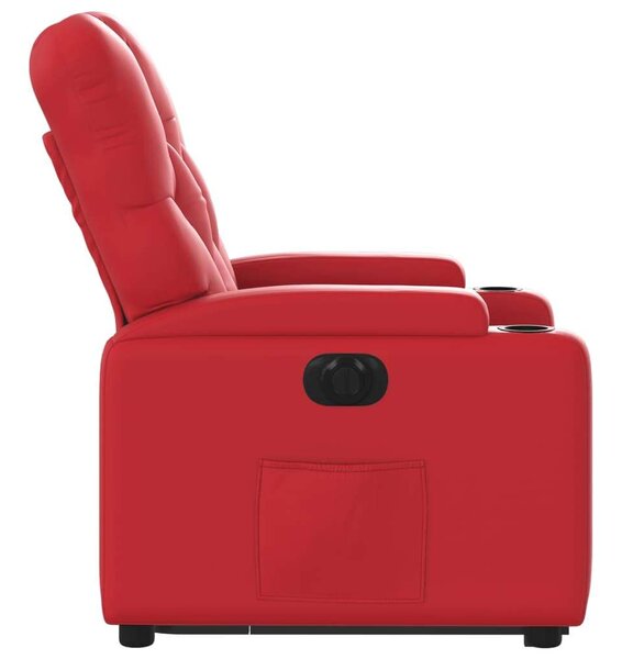 VidaXL Elektromos Relax Fotel - Bordó Műbőr