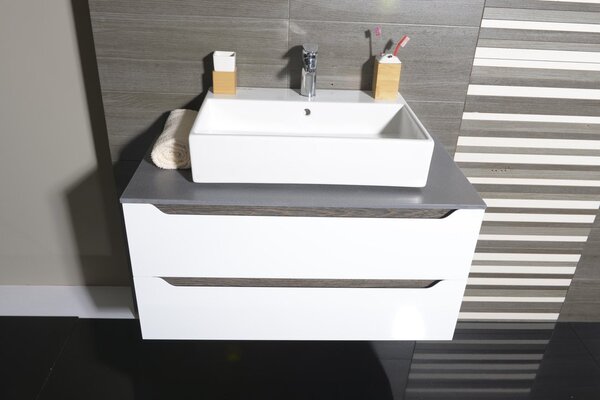 Sapho Sapho, WAVE szekrény magas 40x140x20cm, bal / jobb, fehér (WA249LP), WA250-3030