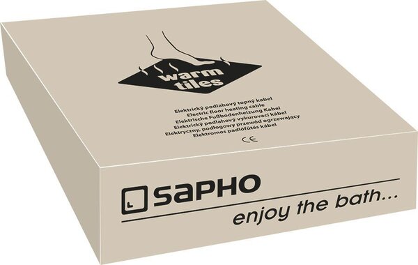 Sapho Sapho, WARM CSEMPE elektromos padlófűtés kábel, 2,8-3,5m2, 450W, WTC29