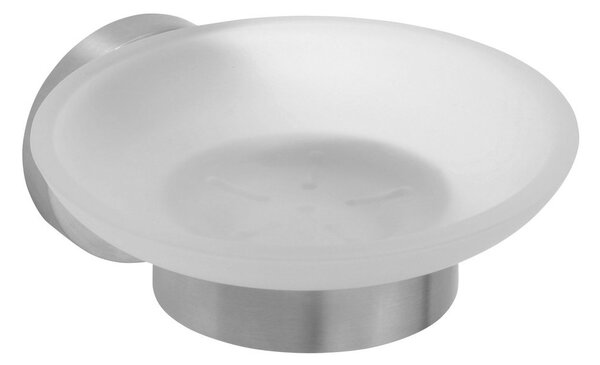 Sapho Sapho, X-STEEL üveg szappantartó, szálcsiszolt rozsdamentes acél, XS802