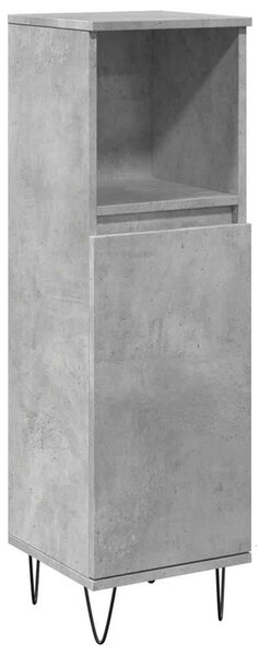 VidaXL Fürdőszoba Bútor Szett - 3 részes - Beton Szürke