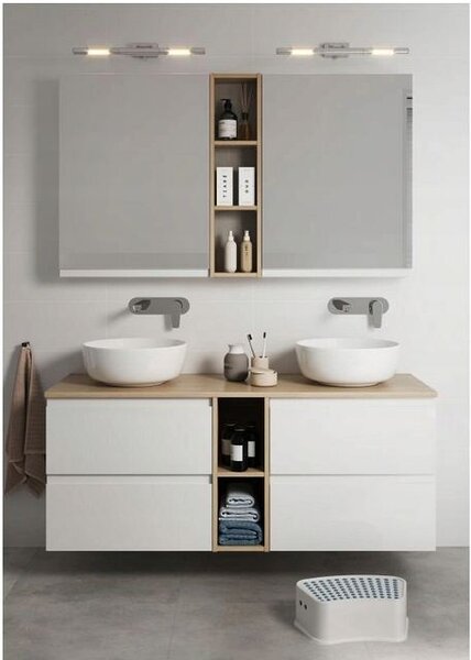 Cersanit Moduo, tükrös fali szekrény 40x14x80 cm, antracit matt, S590-071-DSM