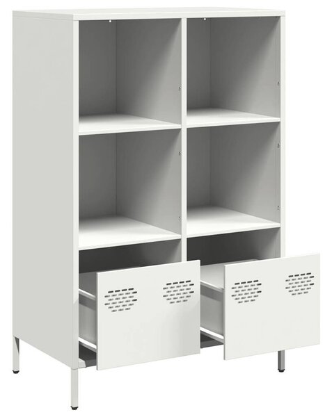 VidaXL Fém Polcrendszer - Fehér - 68x39x103,5cm