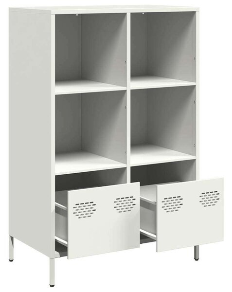 VidaXL Fém Polcrendszer - Fehér - 68x39x103,5cm