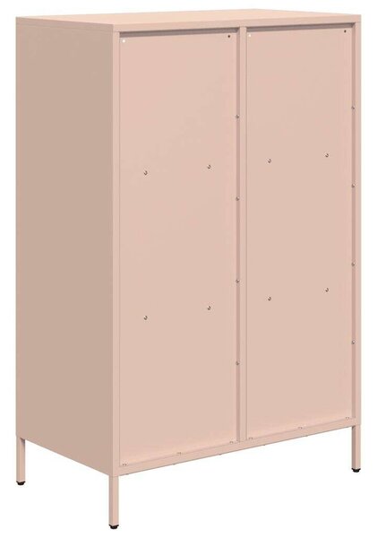 VidaXL Rózsaszín Fém Polcrendszer - 68x39x103,5 cm